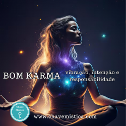 BOM KARMA: vibra��o, inten��o e responsabilidade